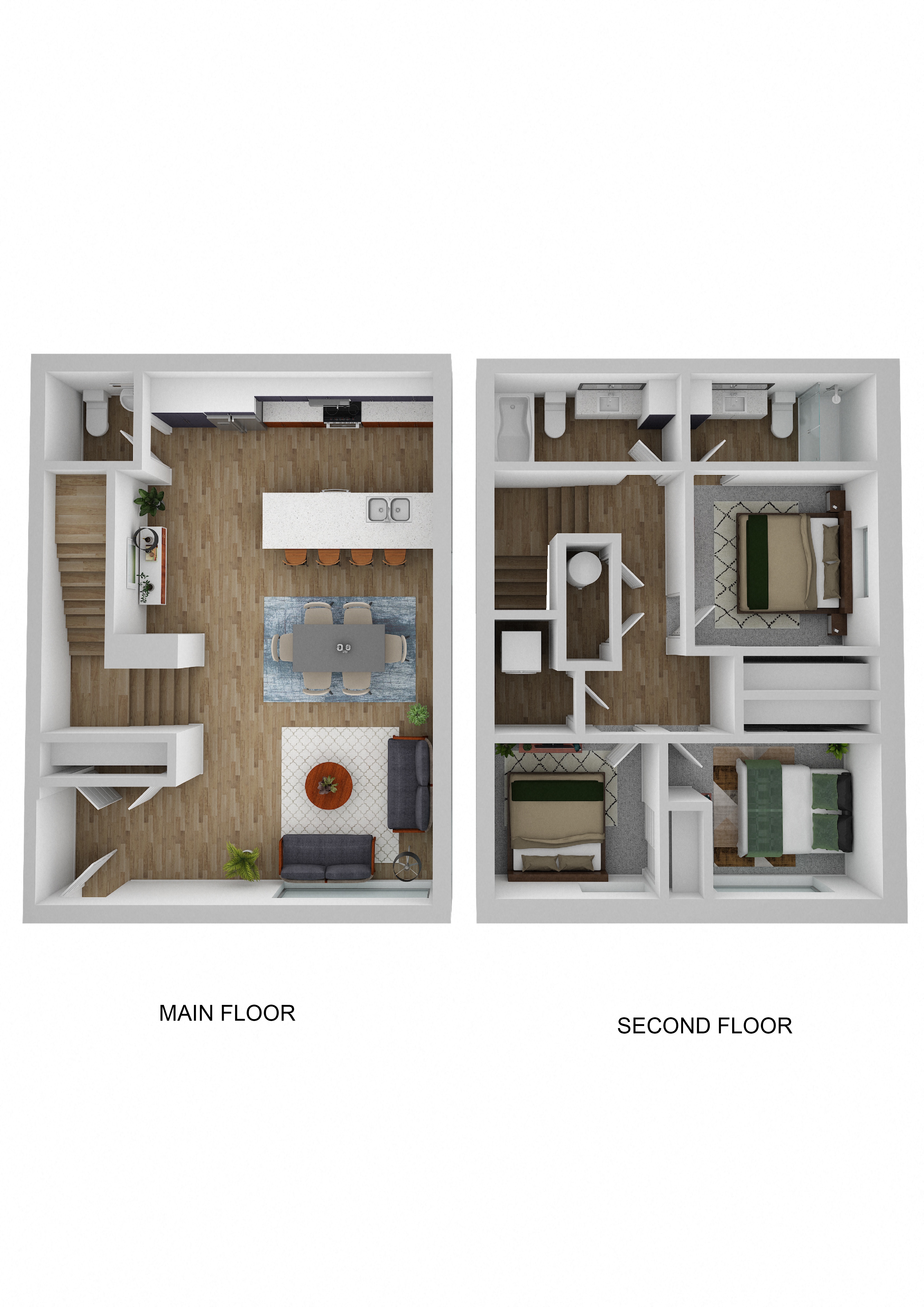 3 bedroom apartments