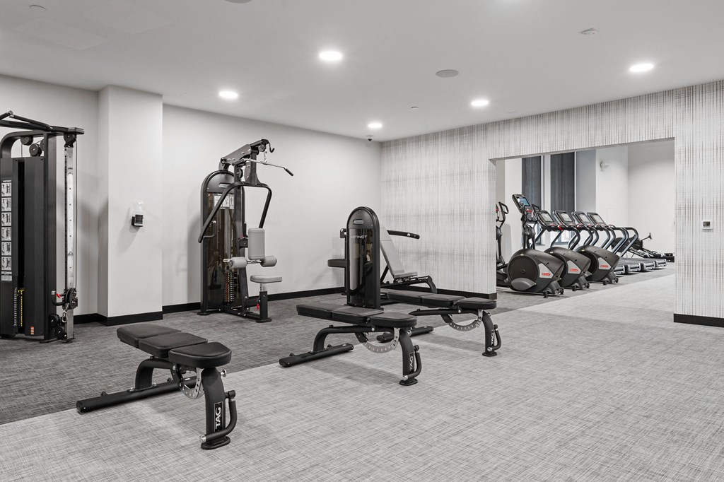 fitness center with strength training