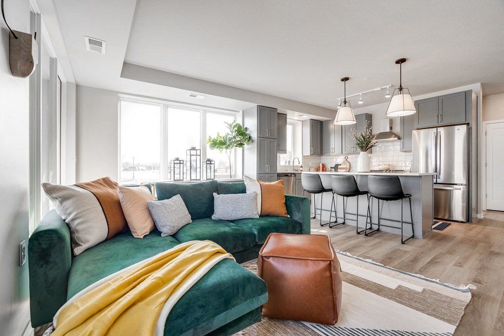 Kitchen and Living space