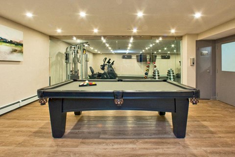 Prince Court Princess Manor in Welland, ON spacious billiards room