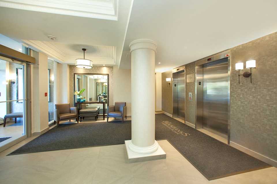 Brookbanks Foyer area with luxury décor and a comfortable aesthetic in Toronto, ON