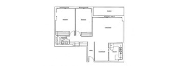 St. Lawrence Village in St. Catharines 2 bedroom floor plan