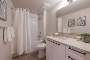Inlet Glen Apartments in Port Moody, BC bathroom with condo style finishes - Photo Gallery 22