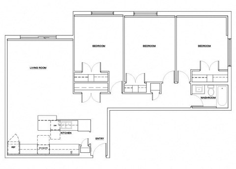 St. Lawrence Village in St. Catharines open concept 3 bedroom floor plan