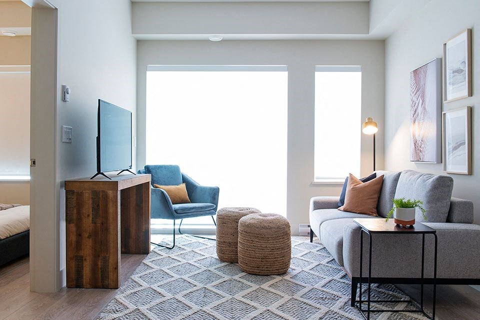 Inlet Glen Apartments in Port Moody, BC bright living room