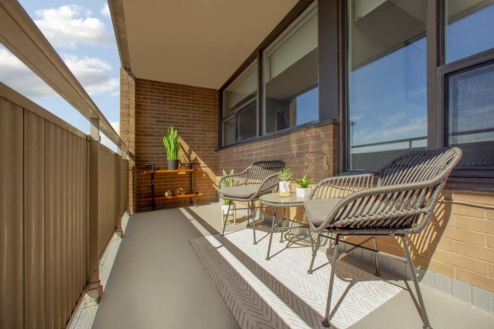 Main Square Apartments in Toronto, ON Access to a private balcony