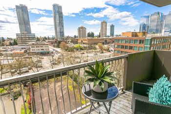 Private Balcony at Horizon Towers in Burnaby, BC