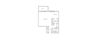 St. Lawrence Village in St. Catharines bachelor floor plan