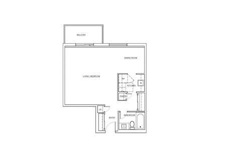 St. Lawrence Village in St. Catharines bachelor floor plan