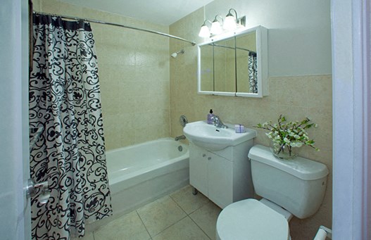 300 St. Clair Ave West in Toronto, ON Elegant, modern style full bathroom