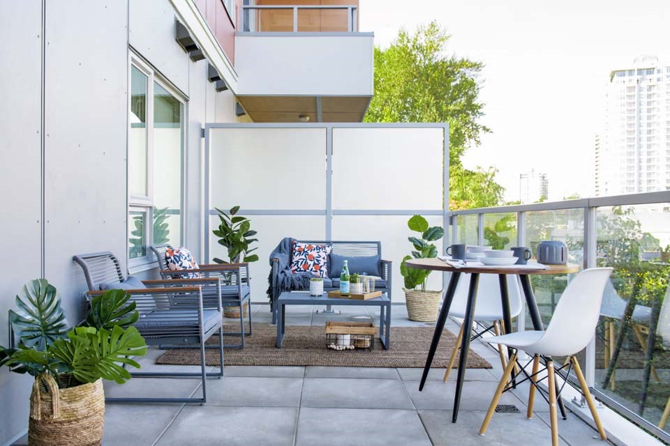 Inlet Glen Apartments featuring private balcony in Port Moody, BC