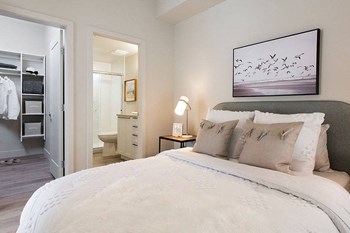 Inlet Glen Apartments in Port Moody, BC bedroom with walk-in closet - Photo Gallery 9