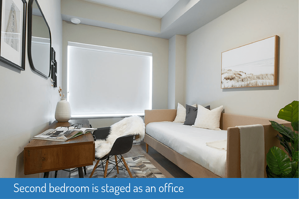 Inlet Glen Apartments in Port Moody, BC second bedroom used as office