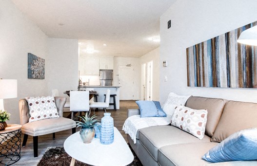 Upscale, modern units with generous living and dining spaces at 99 Jasper in Edmonton, AB