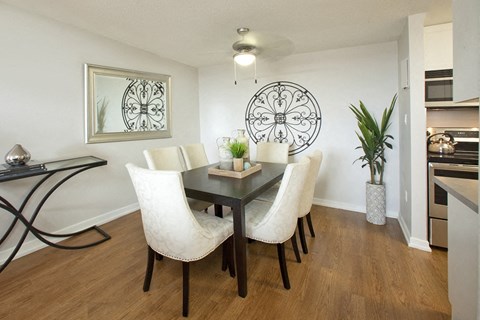 Albany Place spacious dining room with hard surface flooring in Fort Erie, ON