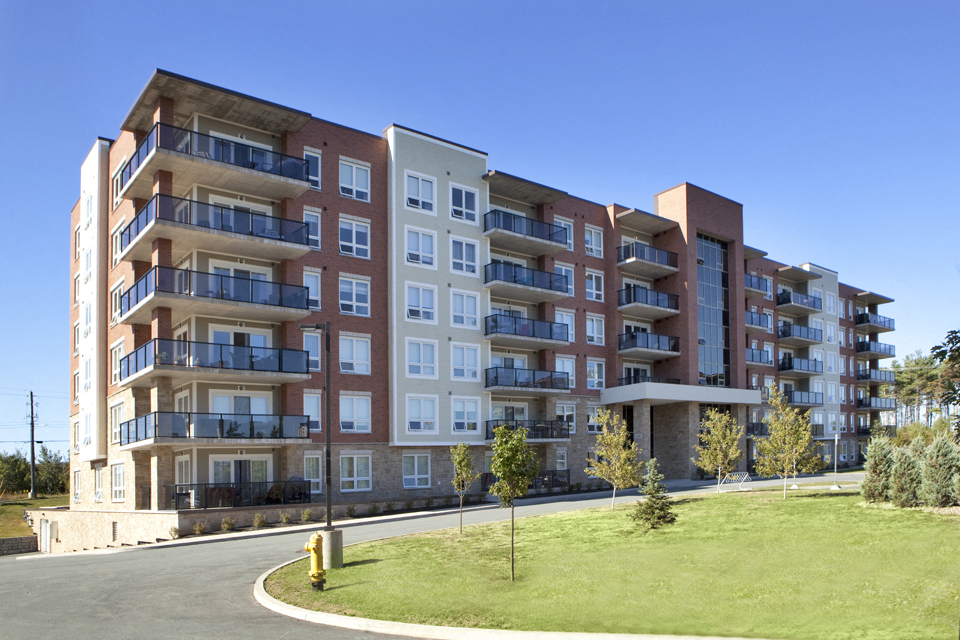Amesbury Gate exterior from road in Bedford, NS