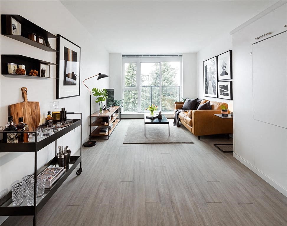 The Duke in Vancouver, BC Studio suite with spacious living room