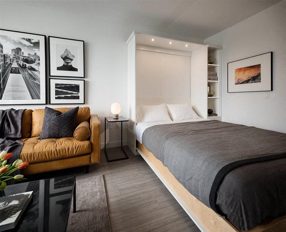 The Duke in Vancouver, BC Studio suite with murphy bed