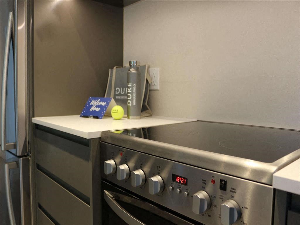 The Duke in Vancouver, BC Stainless steel stove