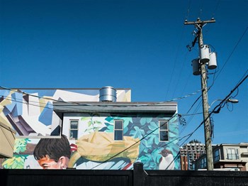 Painting on exterior of building - Photo Gallery 48