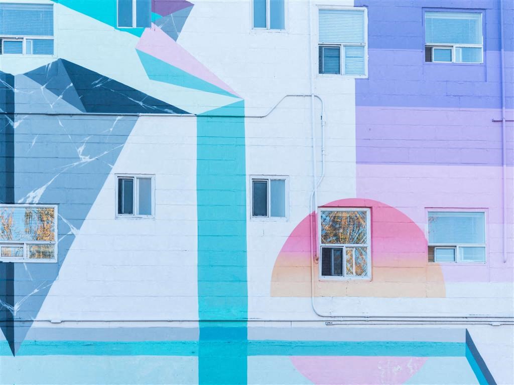 Mural outside of a building