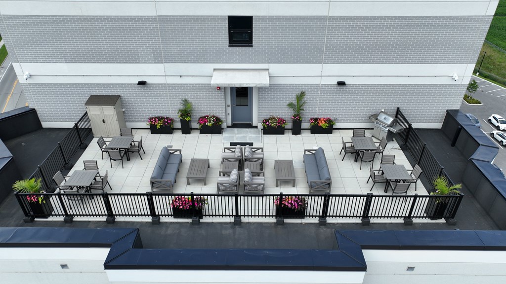 balcony at Bayfield Tower Apartments in Barrie ON