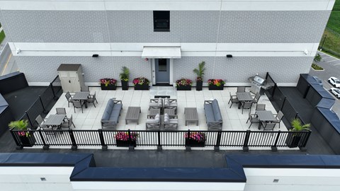 balcony at Bayfield Tower Apartments in Barrie ON