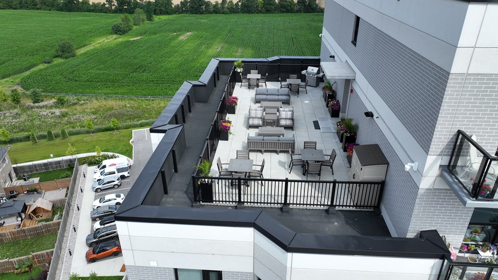 balcony at Bayfield Tower Apartments in Barrie ON