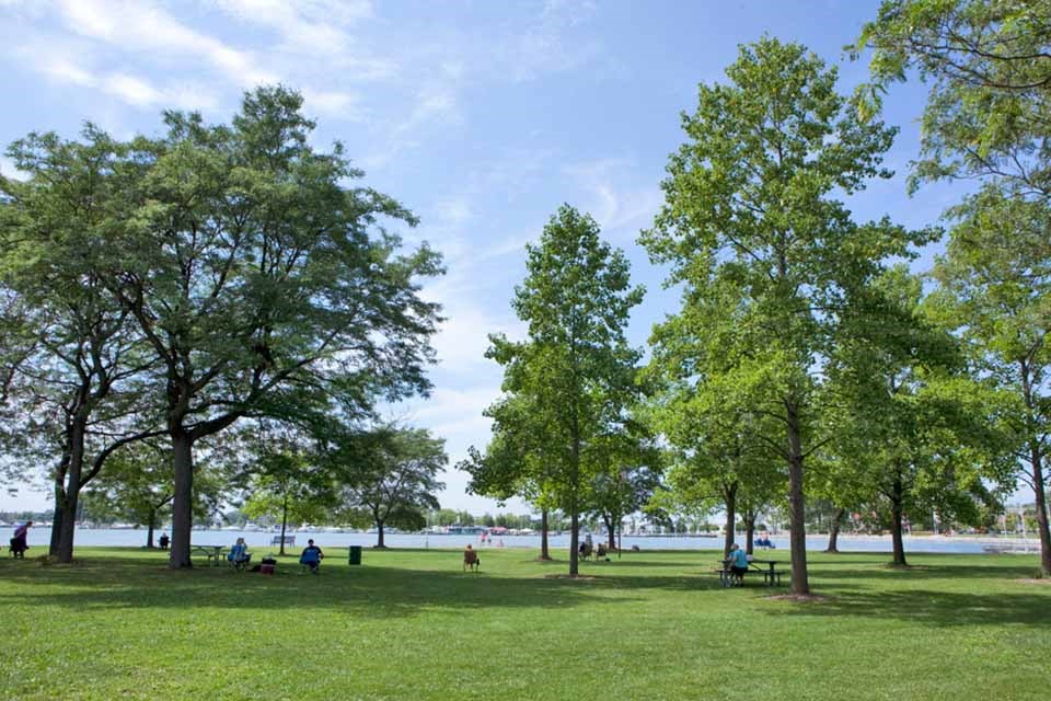 Centennial Park near Bayview Towers in Sarnia, ON