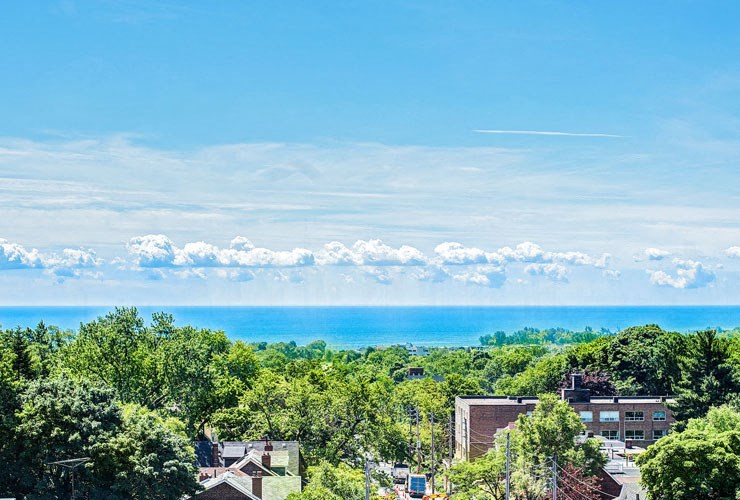 BeachHill Apartments view of Lake Ontario in Toronto, ON