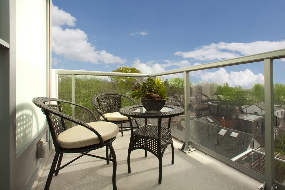 BeachHill Apartments view from the balcony in Toronto, ON