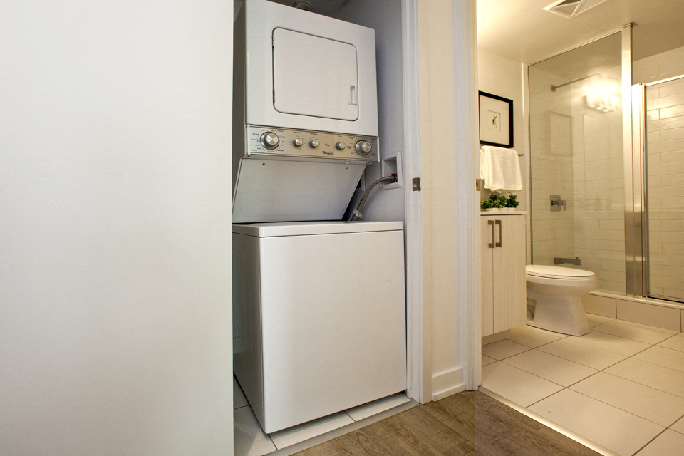BeachHill Apartments in-suite laundry in Toronto, ON