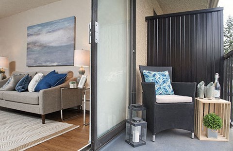 Braemar Gardens apartments balcony in Coquitlam, BC