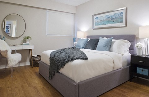 Braemar Gardens apartments bedroom in Coquitlam, BC