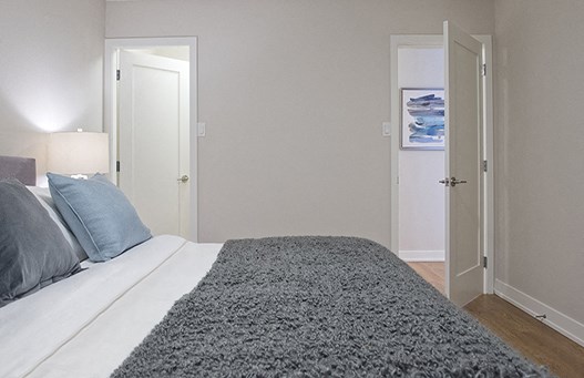 Braemar Gardens apartments bedroom in Coquitlam, BC