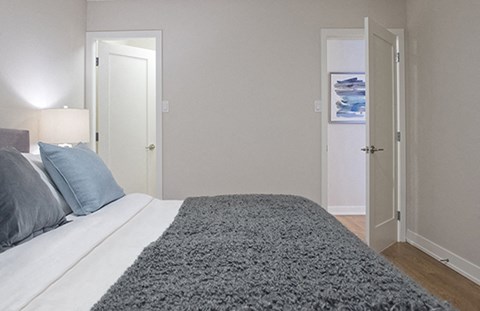 Braemar Gardens apartments bedroom in Coquitlam, BC