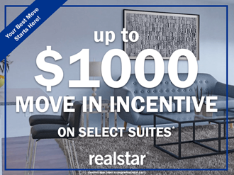 up to 500 move in incentive on select suites at the 2020 design show