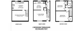 44 to 62 Convay Townhouses at Brockville Apartments in Brockville ON