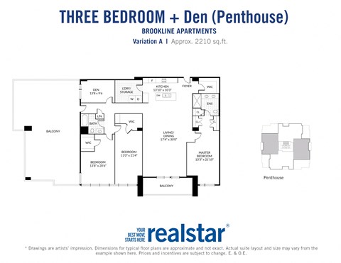 the floor plan of the real star