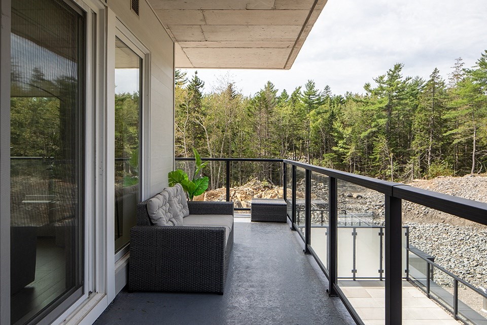 balcony at Brookline Apartments in Bedford NS