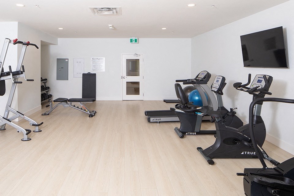 Gym at Brookline Apartments in Bedford NS