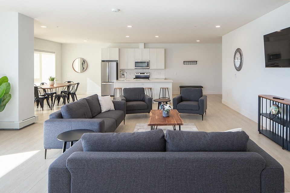 social room at Brookline Apartments in Bedford NS