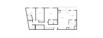 Cambridge Place in Toronto, ON 3 bed 2 bath floor plan