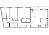 Cambridge Place in Toronto, ON 3 bed 2 bath floor plan