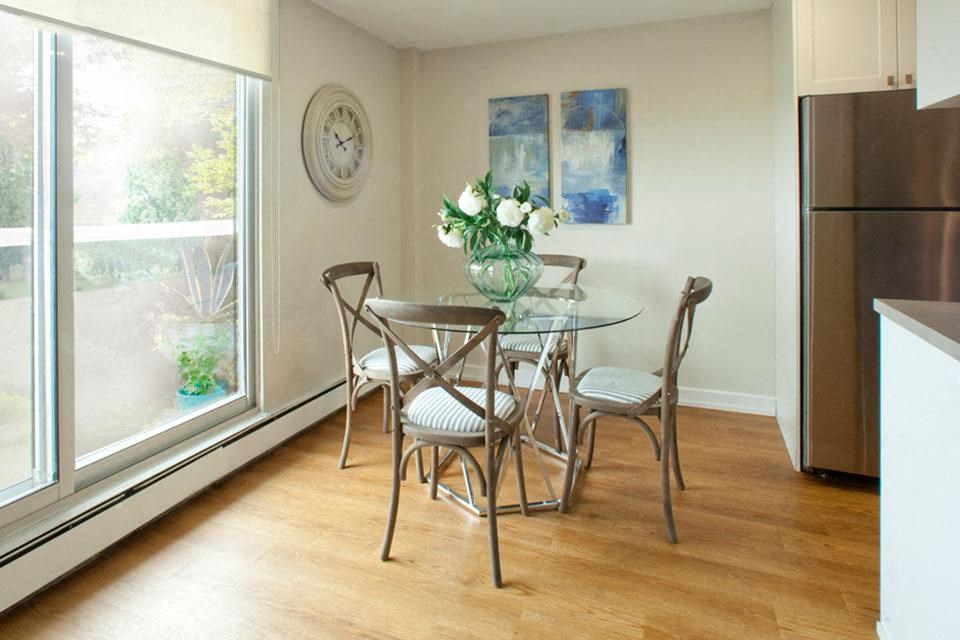Capitol Hill in Kitchener, ON dining room with luxury vinyl flooring