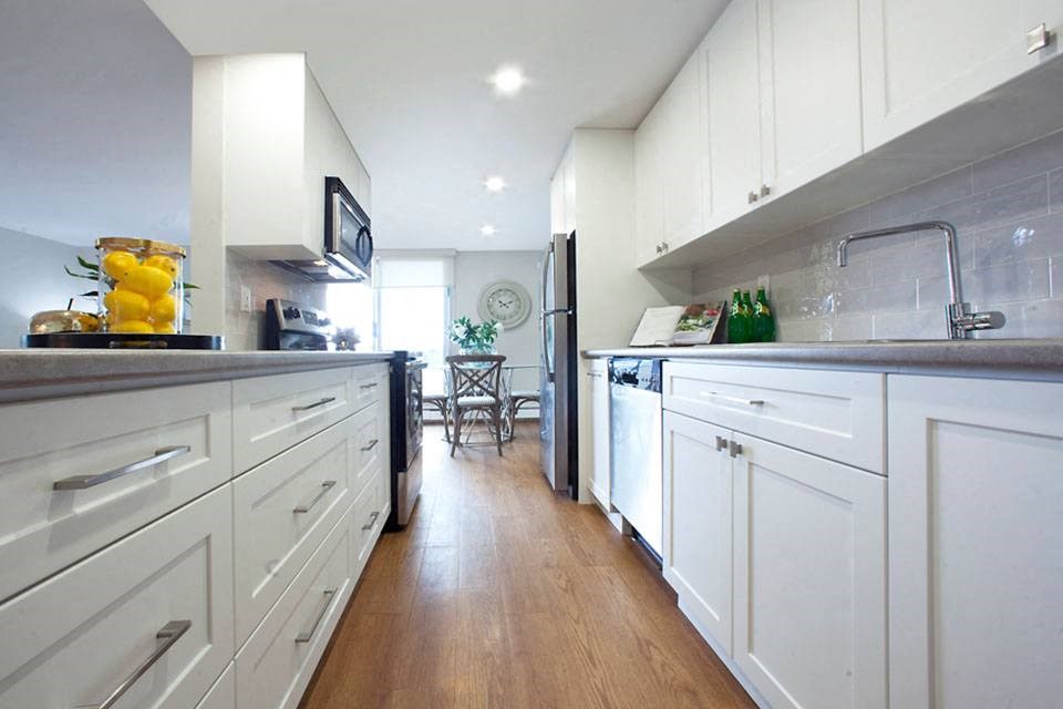 Capitol Hill in Kitchener, ON kitchen with stainless steel appliances