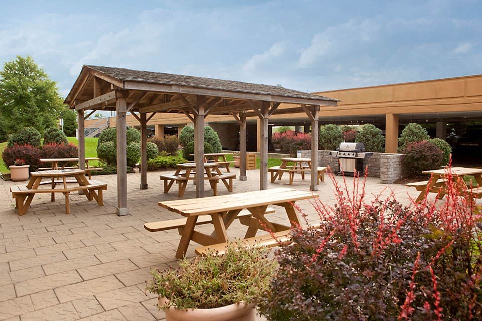 Capitol Hill in Kitchener, ON outdoor patio gazebo and picnic tables