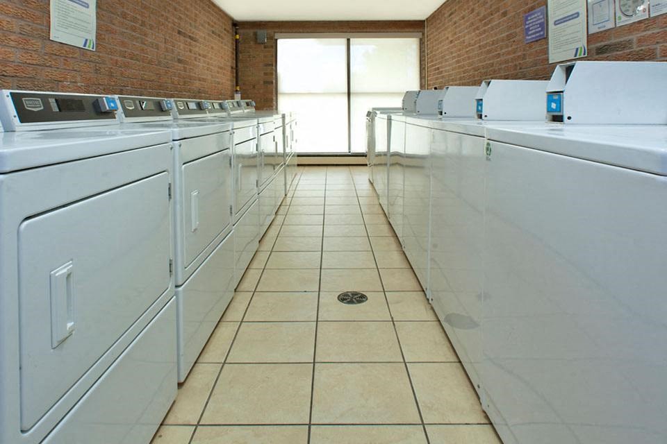 Capitol Hill in Kitchener, ON shared laundry room