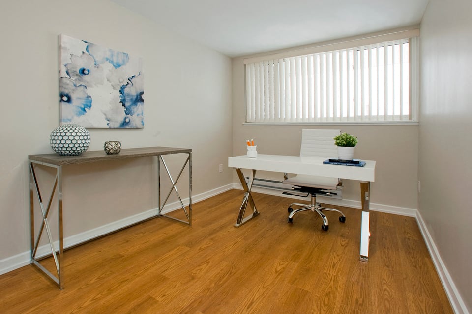 Carriage Hill in Oshawa, ON bedroom used as an office