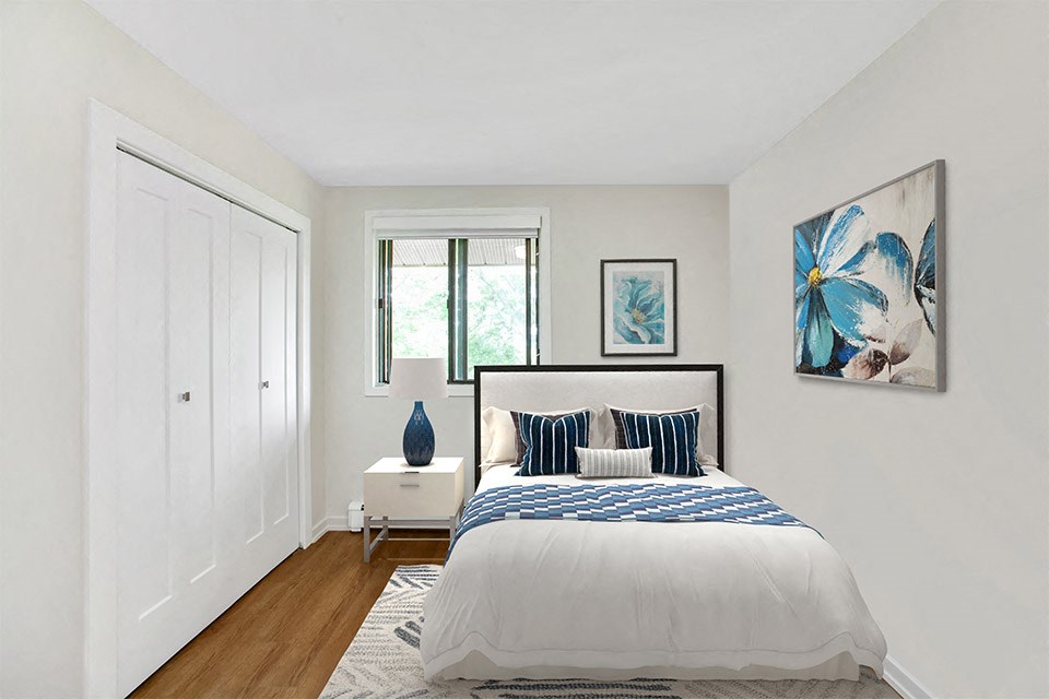 Chestnut Court in St. Thomas bedroom with built-in closet